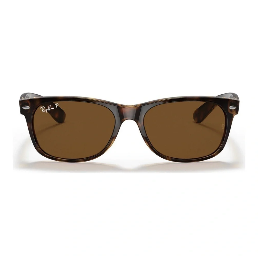 NWT Ray Ban NEW WAYFARER CLASSIC Sunglasses Polarized Polished Tortoise Brown